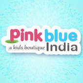 Pink Blue India's Logo