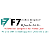 F7 O2 Supplies Pvt. Ltd. Oxygen Cylinder Hyderabad. Oxygen Concentrator Hyderabad. Medical Equipment's Logo