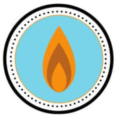 Burning Flame Candle Company's Logo