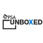 PSA Unboxed's Logo