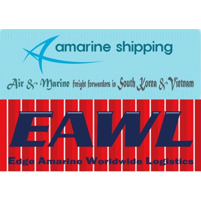 에머린 해운 Amarine Shipping Korea/ Edge Amarine Worldwide Logistics Vietnam's Logo