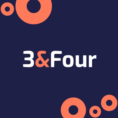 3 & Four's Logo