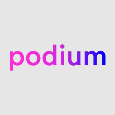 Podium Podcast Co.'s Logo