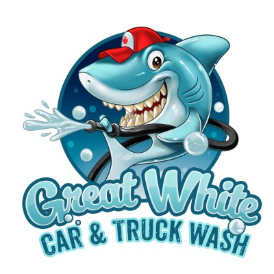 Great White Car Wash's Logo