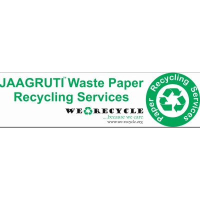 JAAGRUTI™ Waste Paper Recycling Service Logo