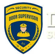 SIA Security Door Supervisor 4 U's Logo