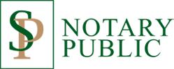 SP Notary Public's Logo