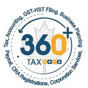 360 Plus Tax - Official Online Tax Preparation Services In Mississauga ON 🇨🇦's Logo