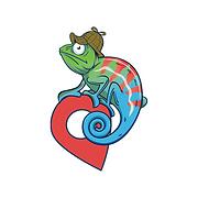 Blue Chameleon Tracking's Logo