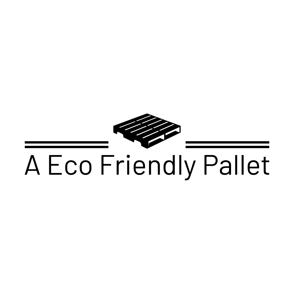 A Eco Friendly Pallet Logo