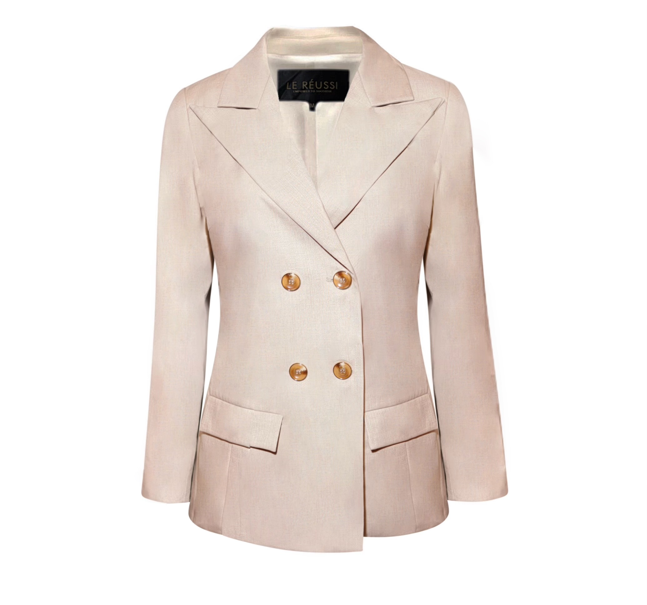 Product: Louise Double-Breasted Wool Blazer