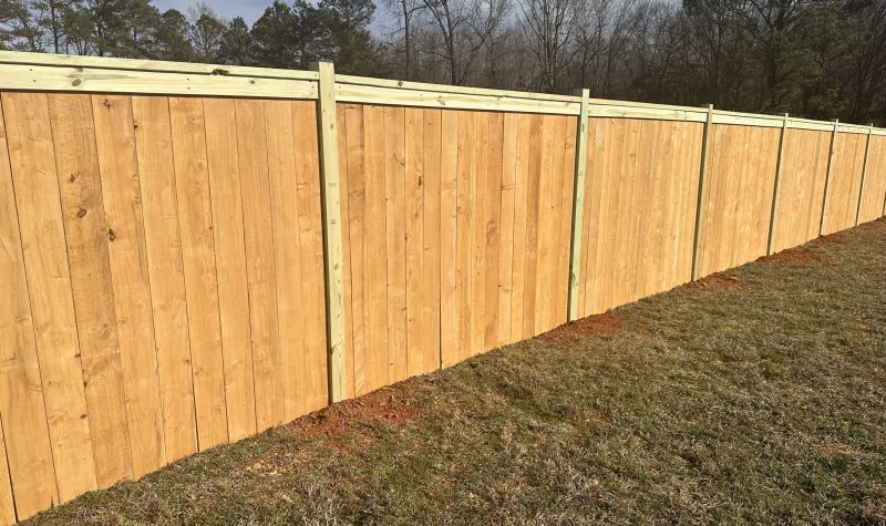 Product: Wood Fence Installation