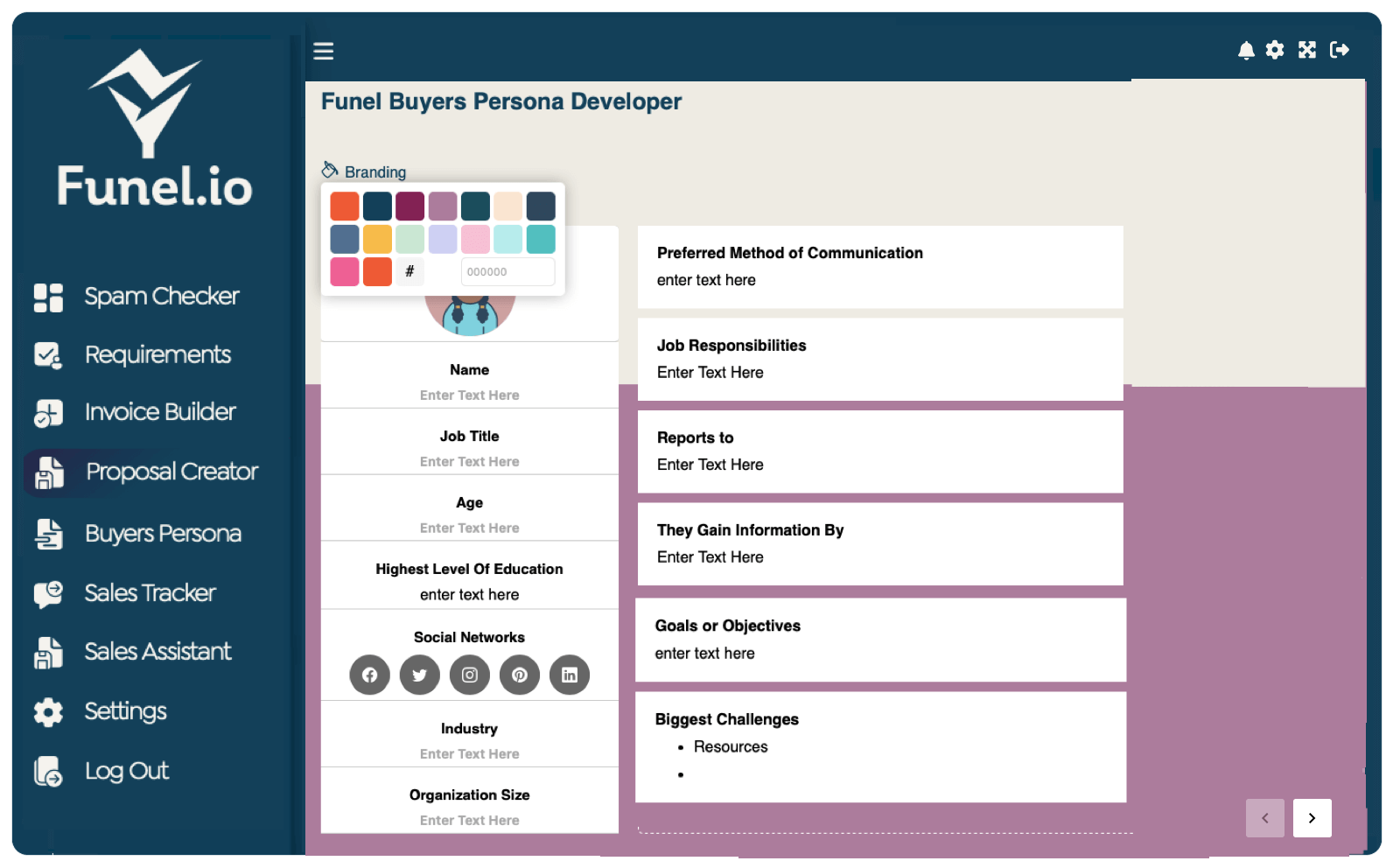 Product: Buyer Persona Creator 