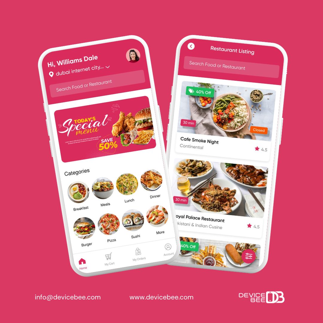 Product: Food Delivery App Development