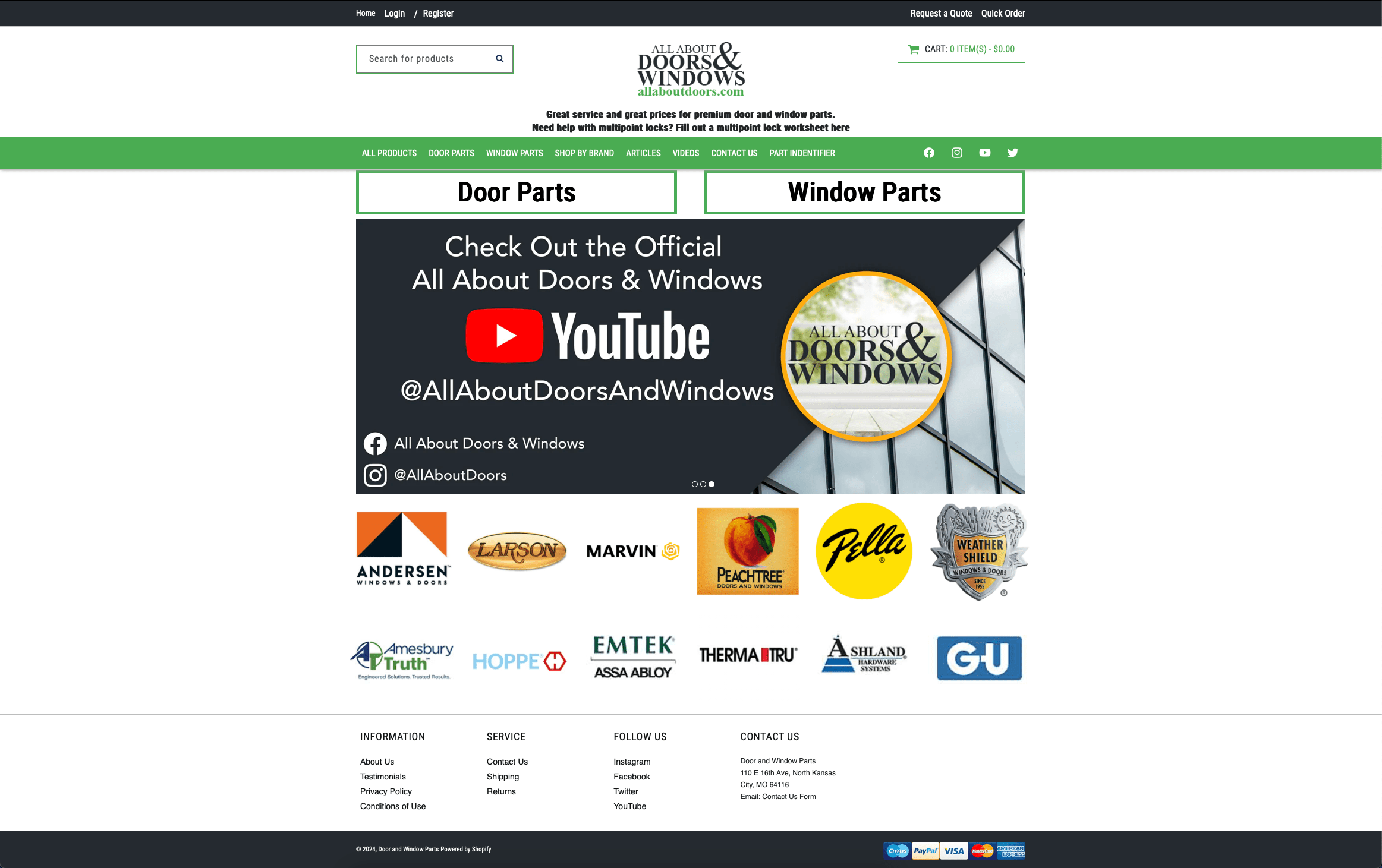 Product: Door & Windows parts