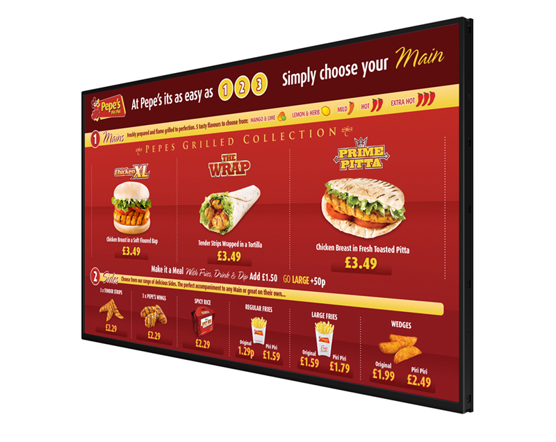 Product: Digital Menu Boards
