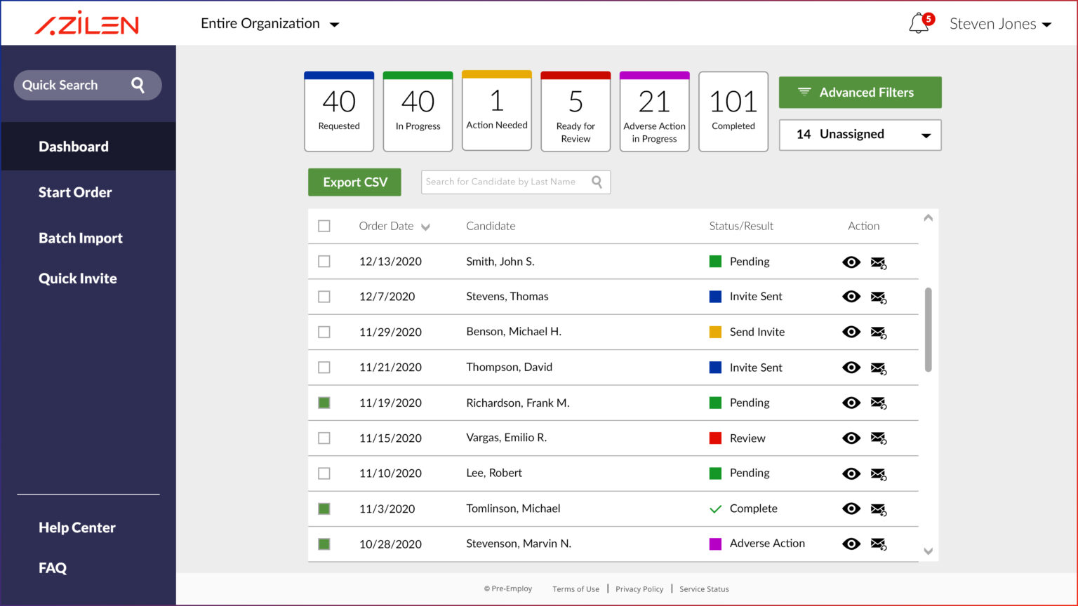 Product: White Label Background Check Software