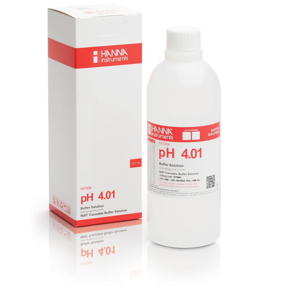 Product: Buffer Solution pH 4.01, 500mL