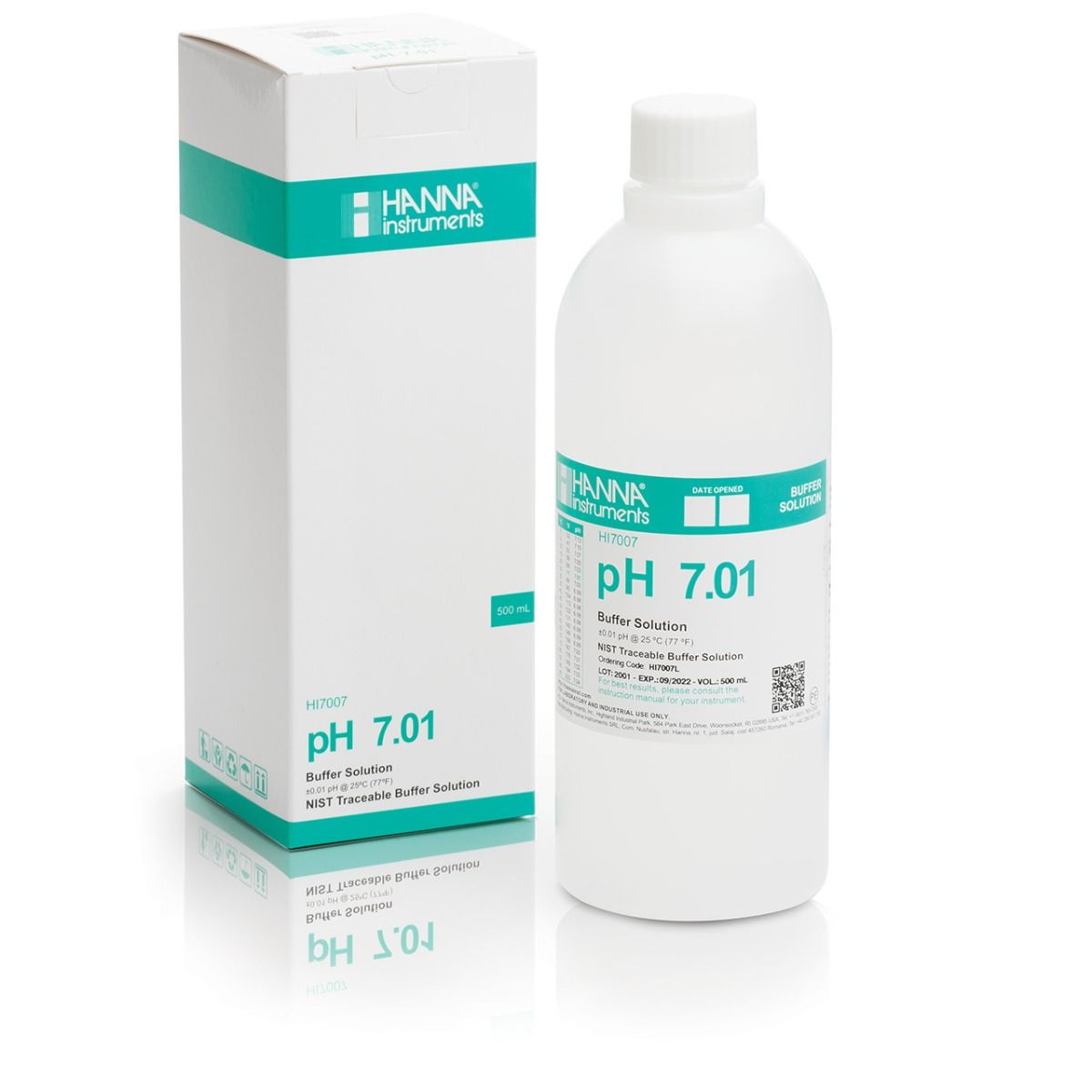Product: Buffer Solution, pH 7.01, 500mL