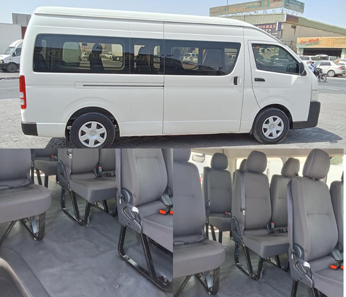 Product: 14 SEATER HIACE MINIVAN RENTAL WITH DRIVER
