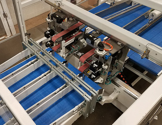 Product: Servo Driven Rack and Pinion Diverts and Laners