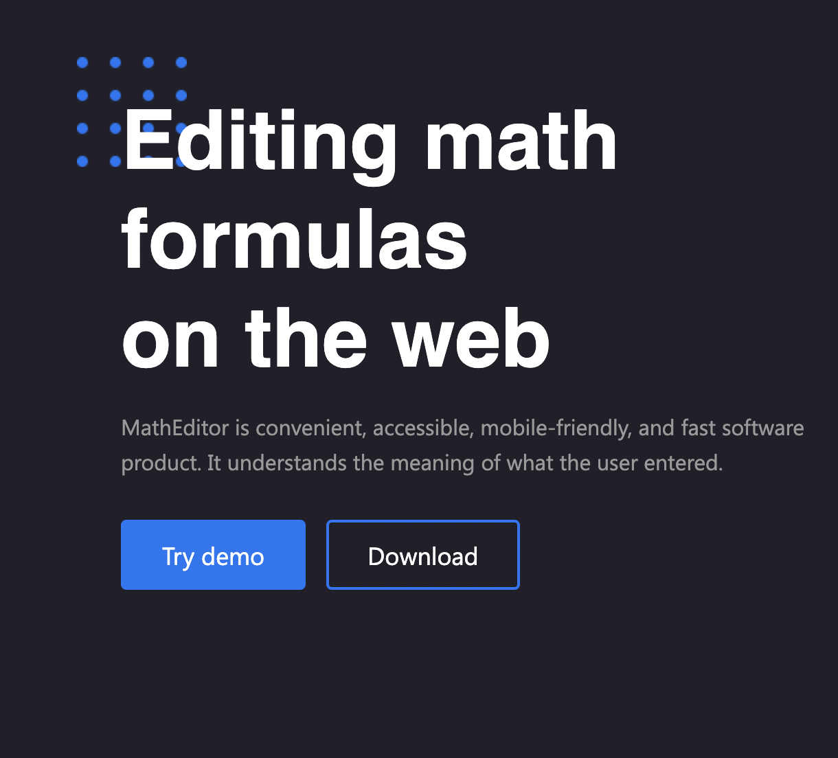 UseCase: Edit Math Formulas