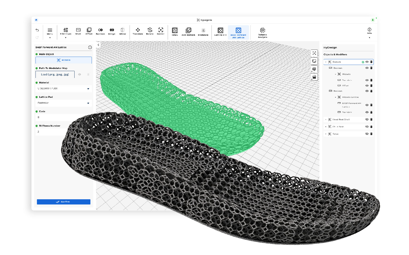 UseCase: Foam Replacement with Additive Manufacturing