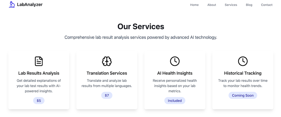 UseCase: AI Lab Analysis for Health Metrics