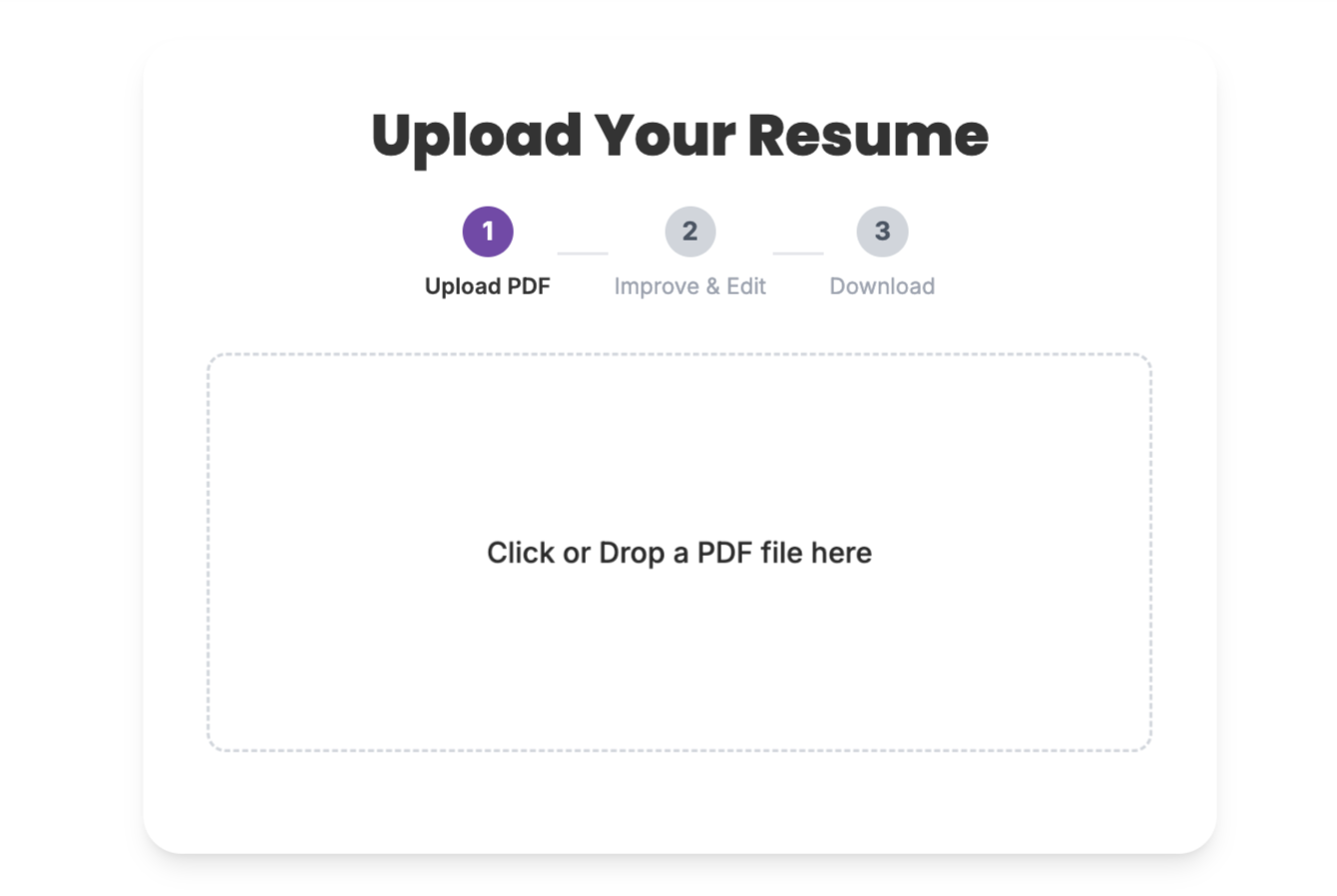 UseCase: AI-Powered Résumé and Cover Letter Enhancement Platform